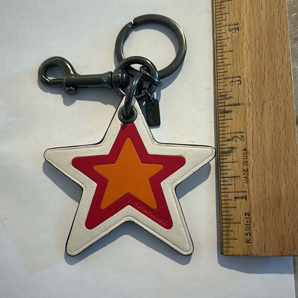 COACH Star Keychain - Picture 3 of 4